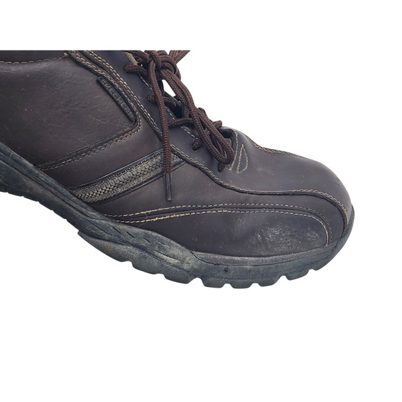 Skechers Shoes Mens 12 Relaxed Fit Leather Air Cooled Memory Foam Sneakers 65419 main image 4